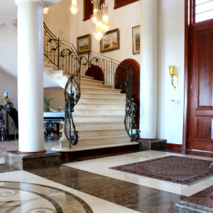Granite entrance