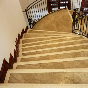 Granite staircase