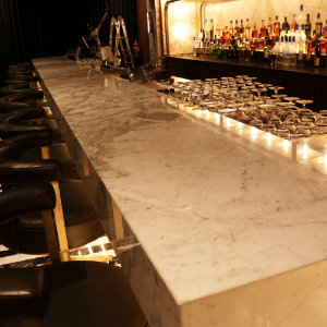 Granite marble quartz bar