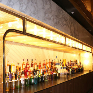 Granite marble quartz bar wall