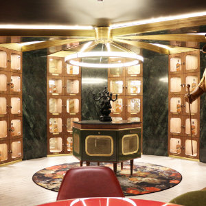 Granite marble quartz wineroom