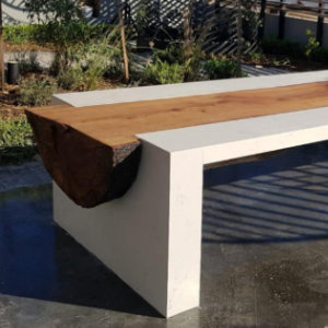 Granite marble quartz bench